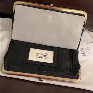 Cow Print Hobo Wallet